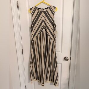 Striped Sleeveless Dress